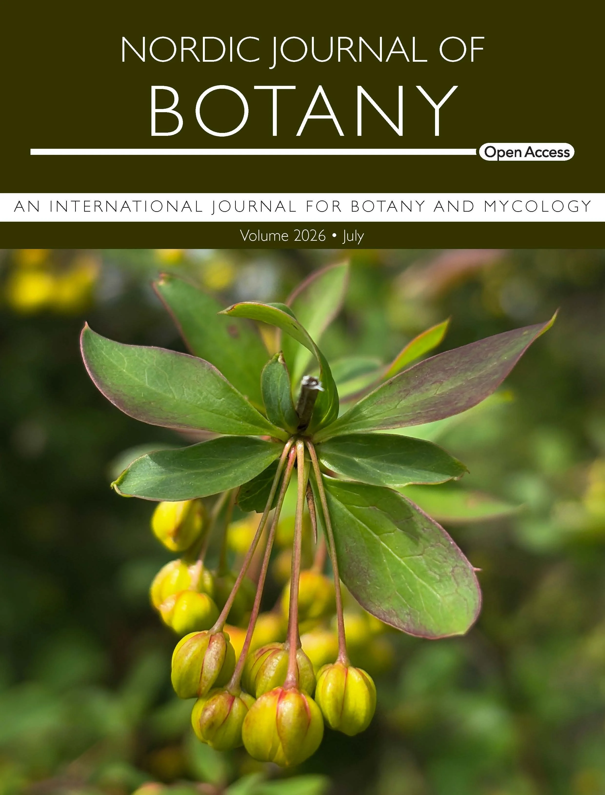 Cover | Three new deciduous species of Berberis from India