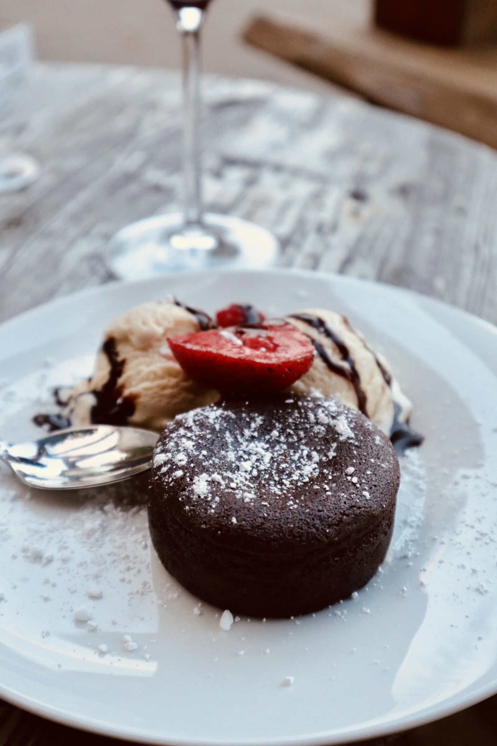 Lava Cake im Xandls Restauarant