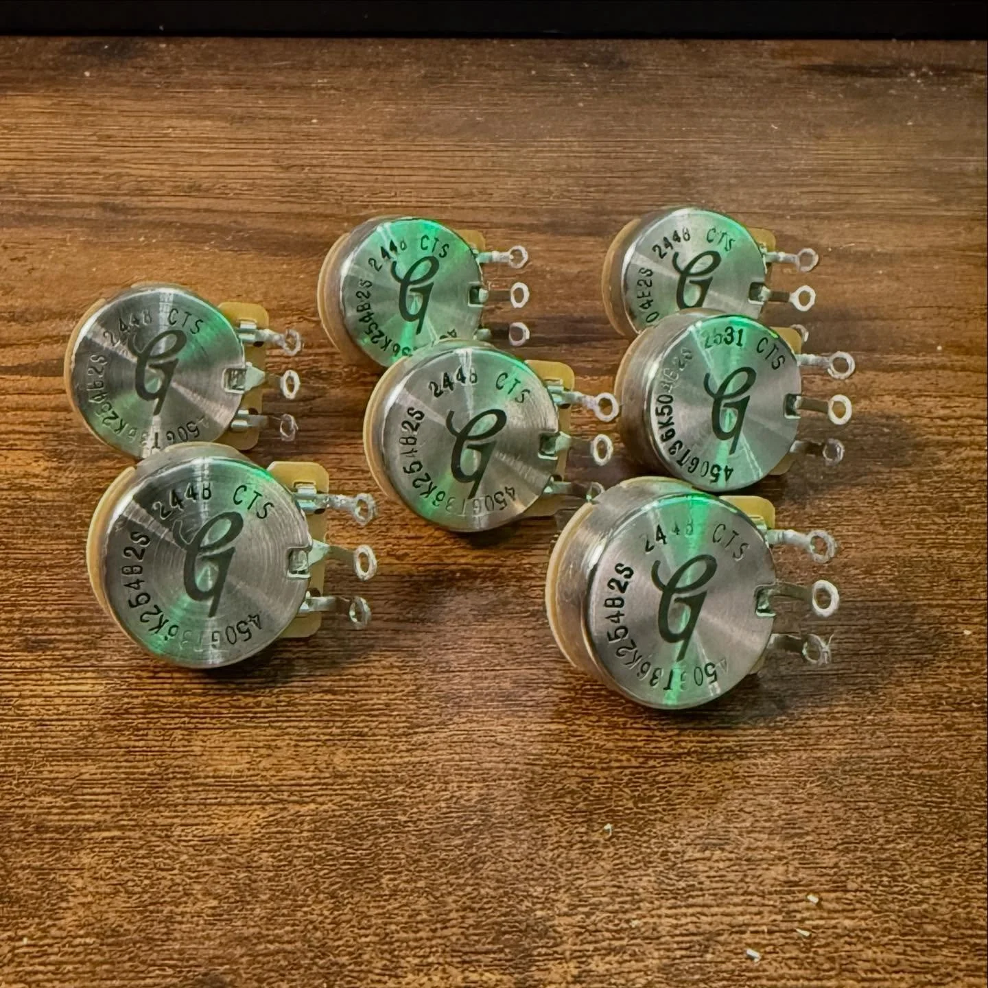 Getting OFFICIAL over here 😎. Got my own 250K split shaft potentiometers, will be working on solid shaft and 500K over the next few weeks 🤙🏻