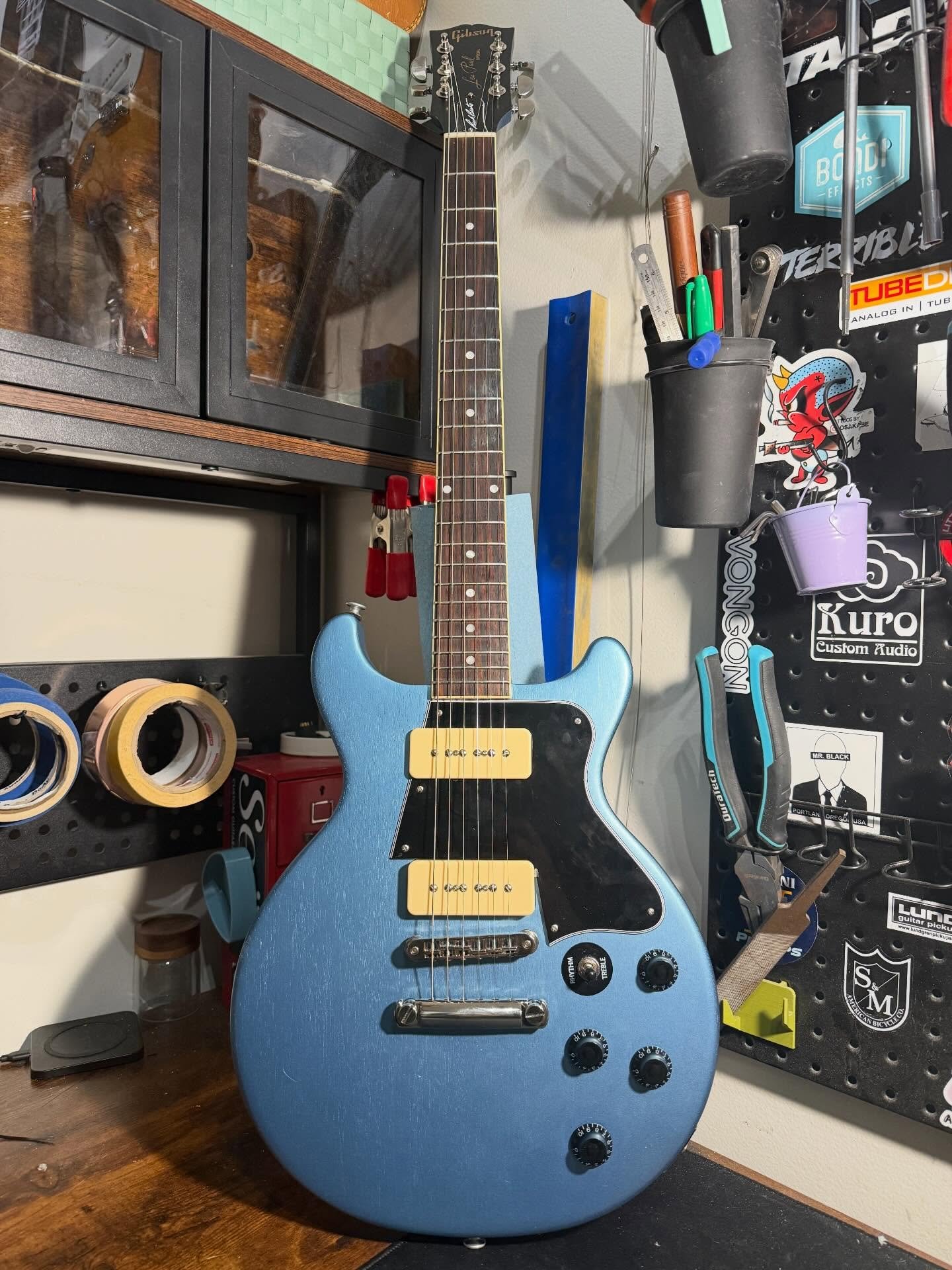 She gave me a real hard time chasing ghosts inside the wiring but we got there and my client is stoked!