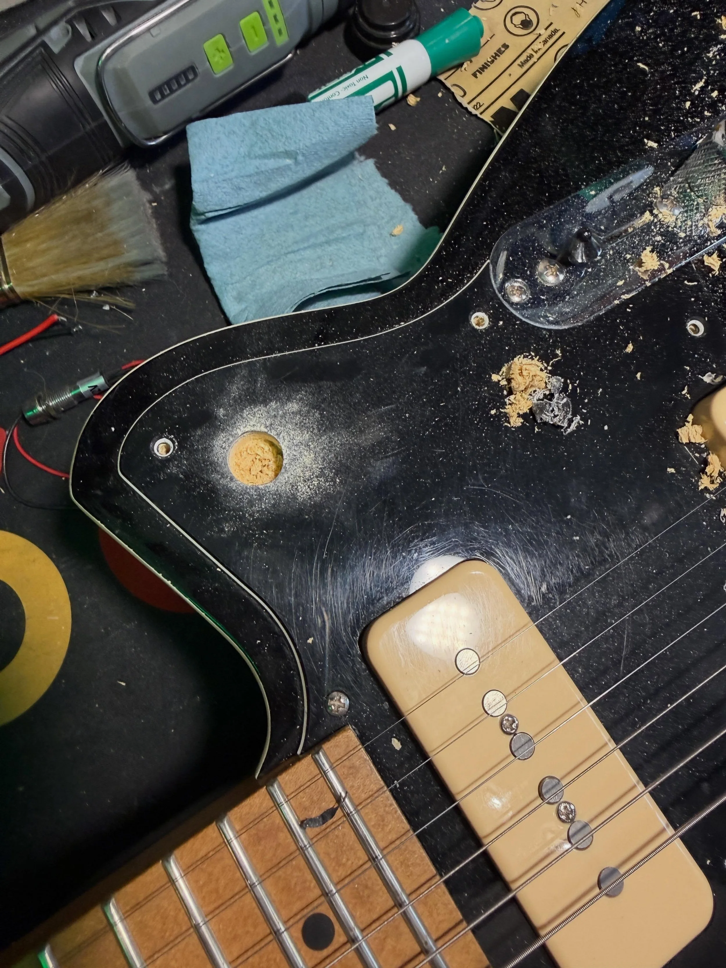 Drilling holes in shit!
