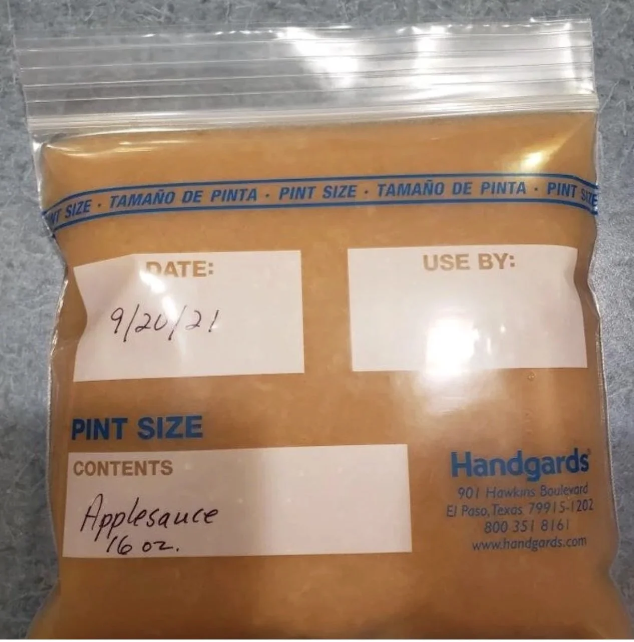 Teresa's Fabulous Frozen Applesauce