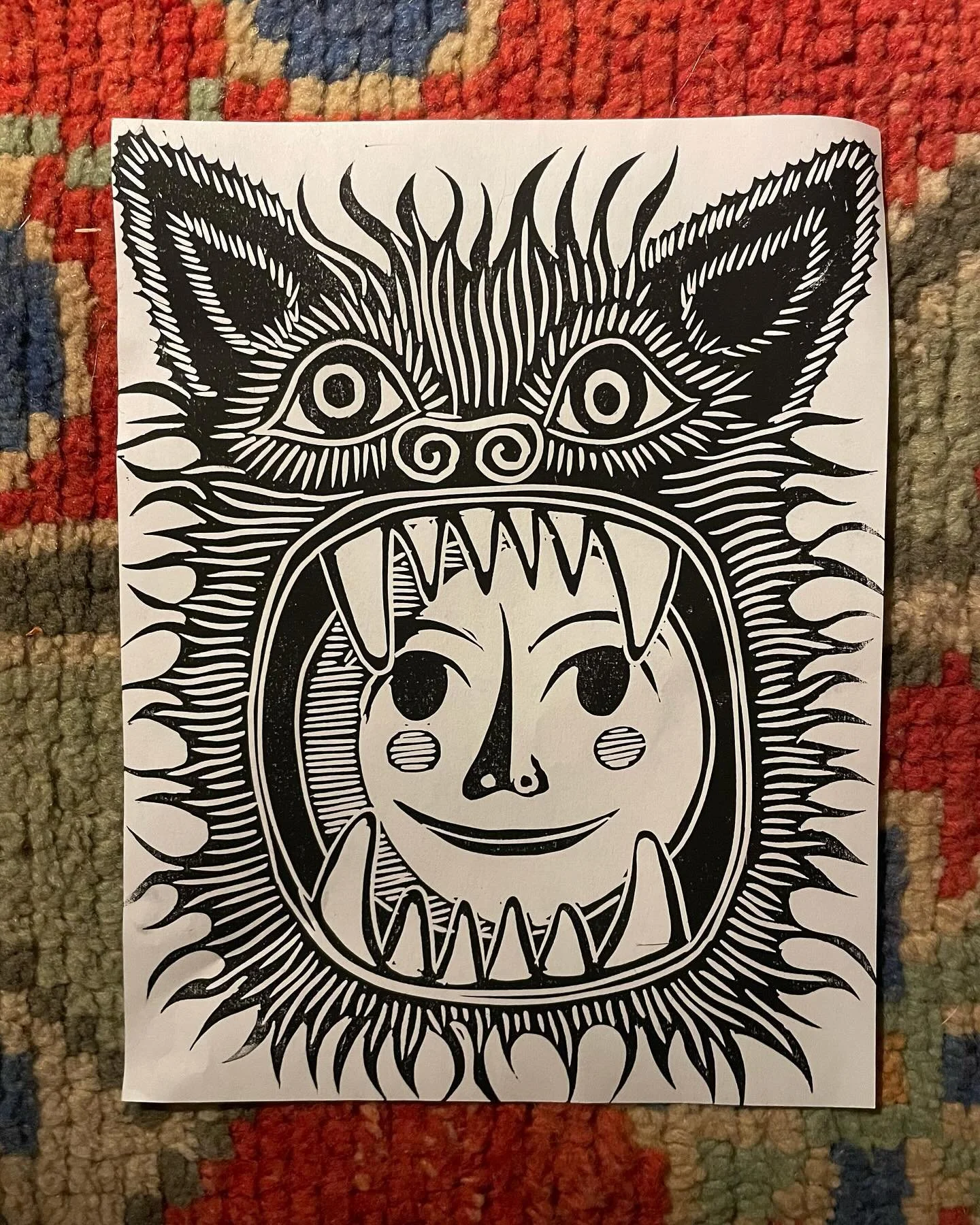 Creature eating the moon 🌝