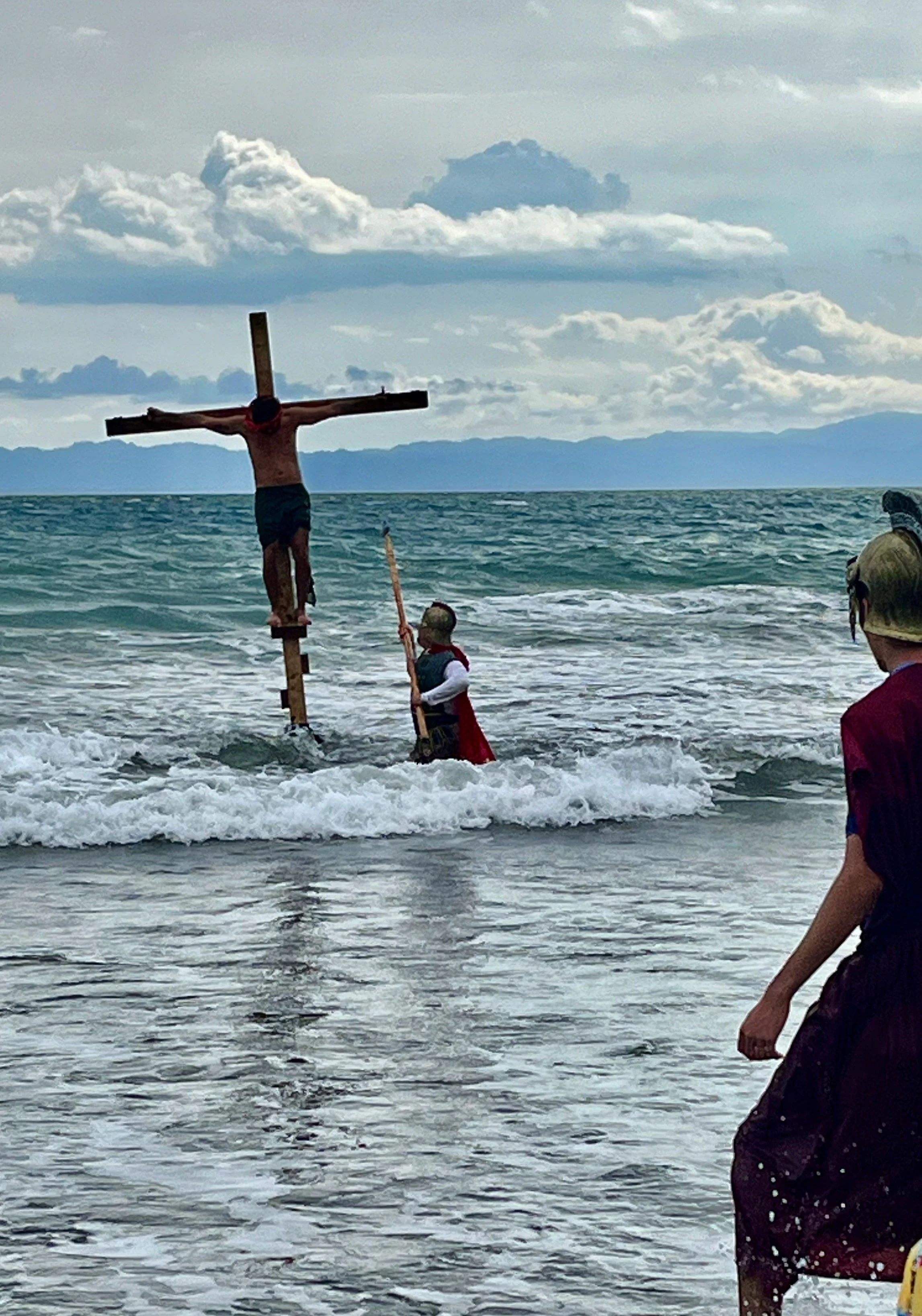 Cruz del Mar
The waves crashing, the Romans on horseback and the Galilean fishing boat coming ashore, all helped elicit strong emotions