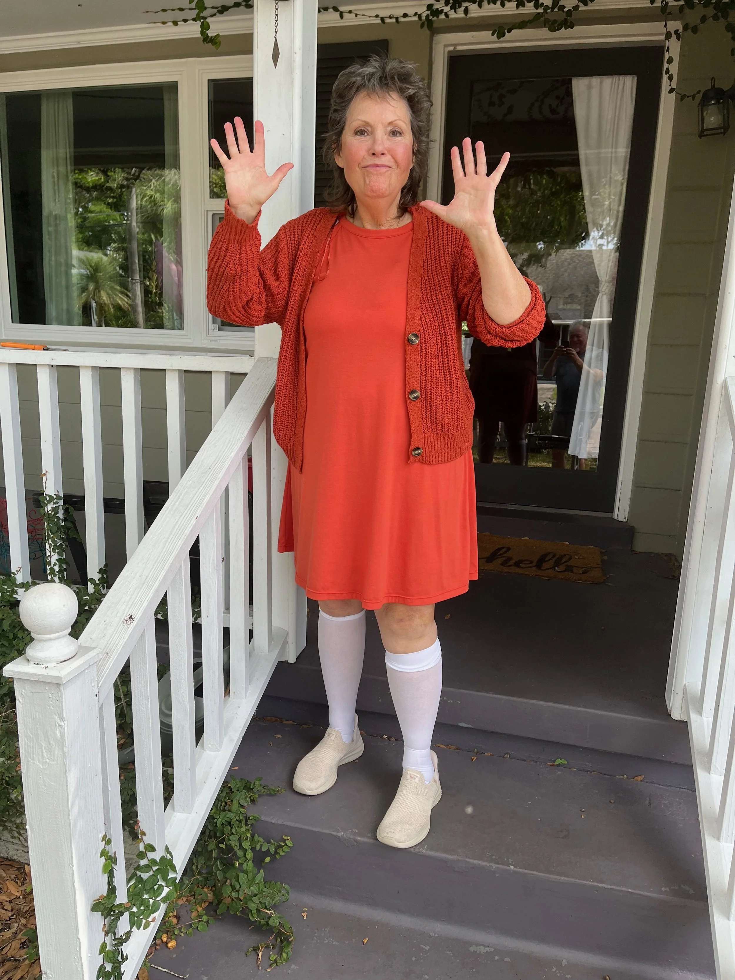 The girl with the new hip!