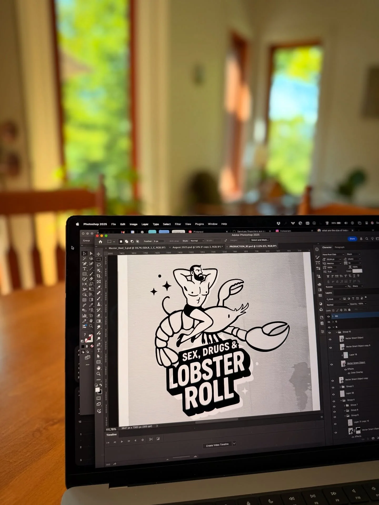 For nearly 15 years, every August has meant Provincetown with friends. &ldquo;Sex, Drugs and Lobster Roll&rdquo; is my love letter to that ritual of sun, drag, and queer joy at the edge of the ocean. 

#artpiece #queerart #friendshipgoals #tradition 