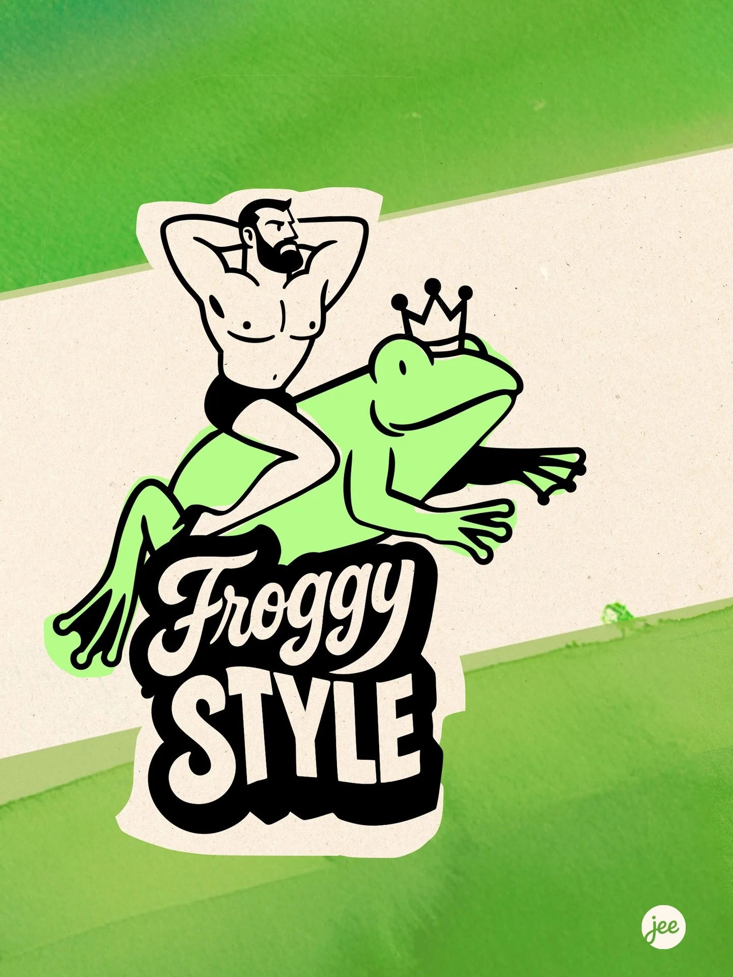 &ldquo;Frog&rdquo; was once a slur for French Canadians. I wanted to flip it completely and turn it into something light, fun, and fully mine.

The &laquo;&nbsp;Keep Riding&nbsp;&raquo; serie honors the courage it takes to stay visible in a world tha