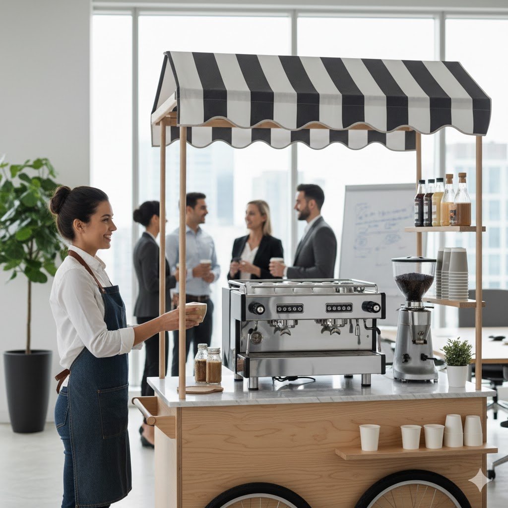 Mobile Coffee Cart vs Traditional Catering: Which Is Better for Corporate Events?