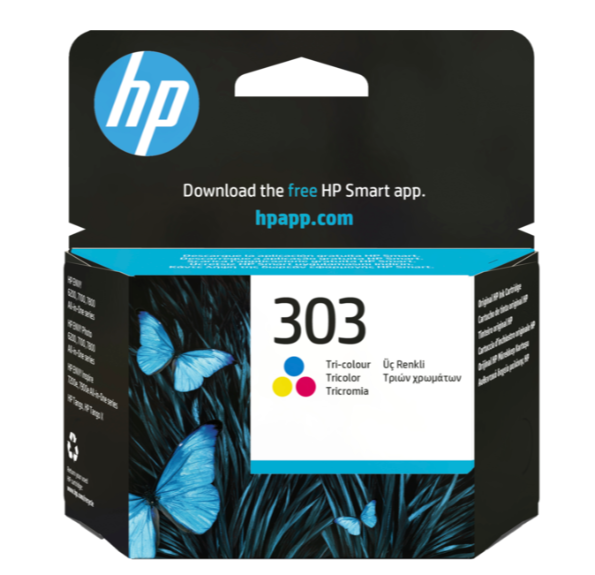 HP 303 Tri-color Original Ink Cartridge