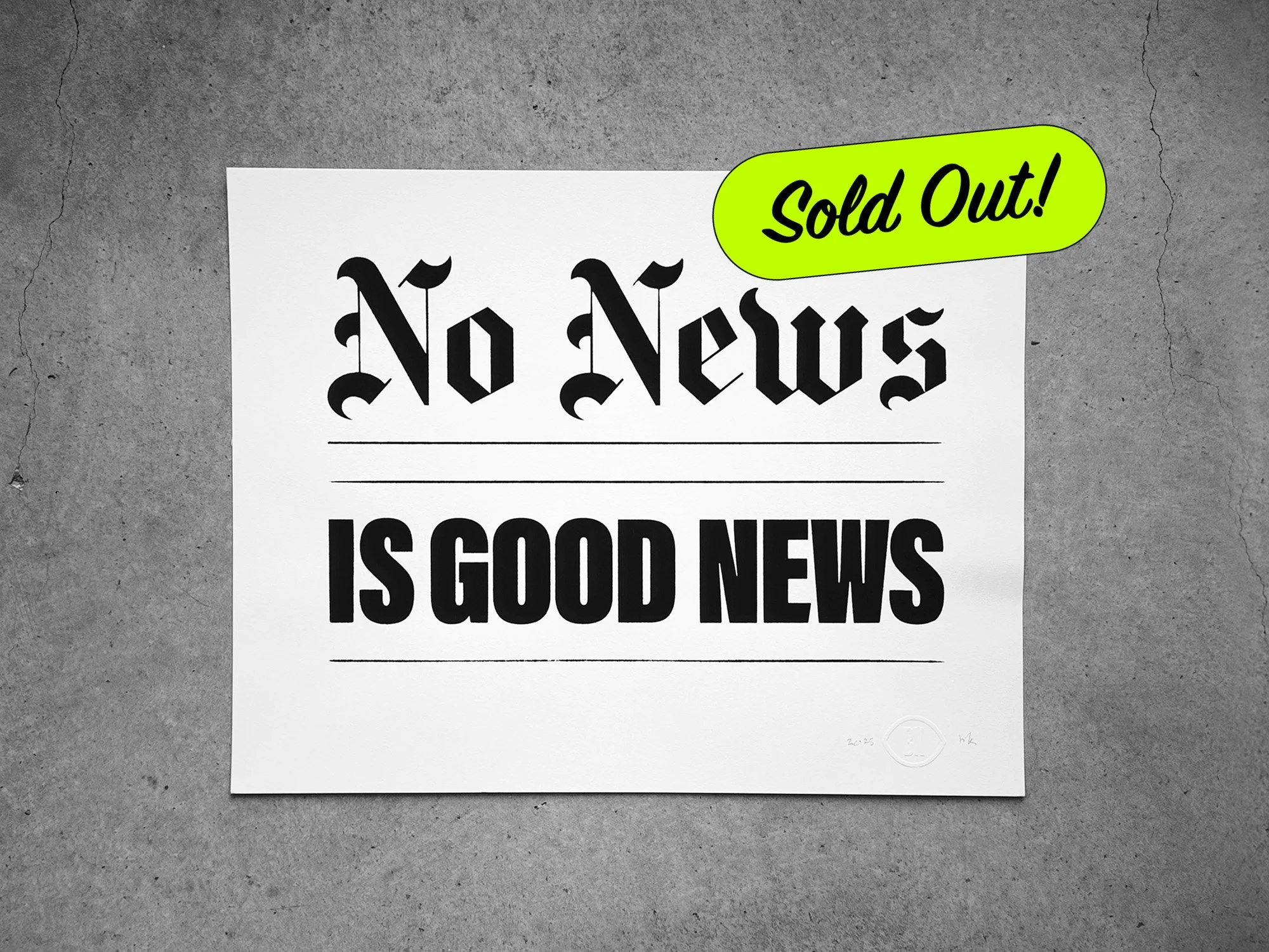 No News Is Good News