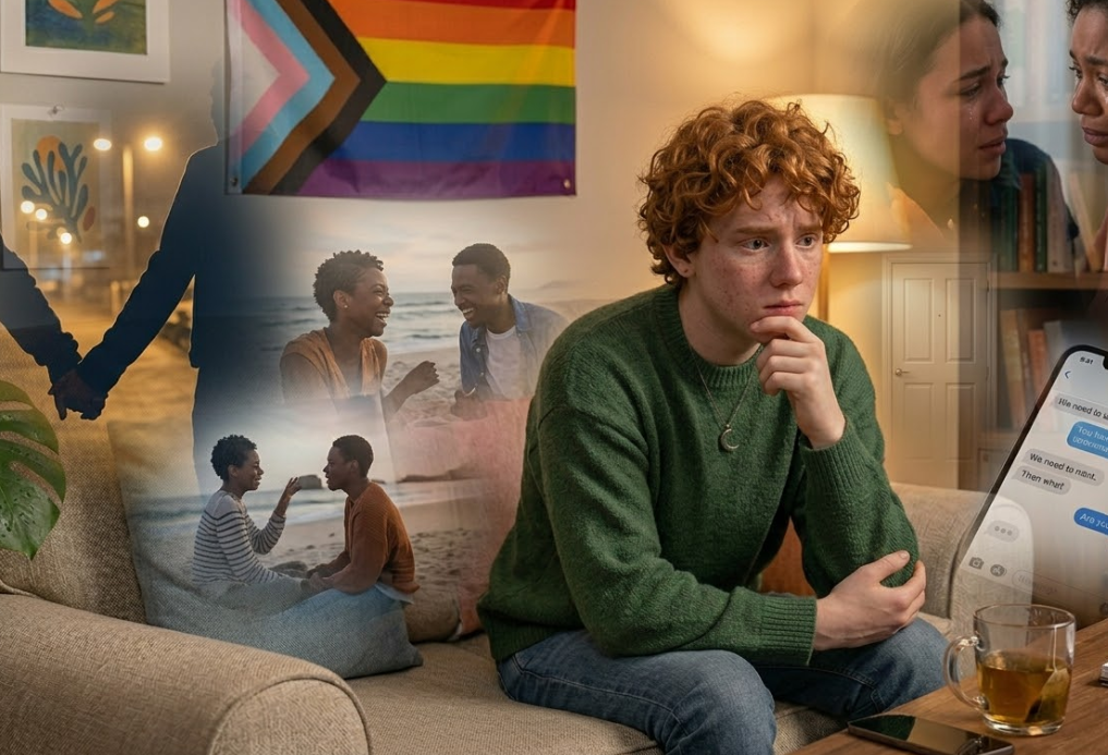 Person reflecting on past relationship experiences influencing current relationship anxiety