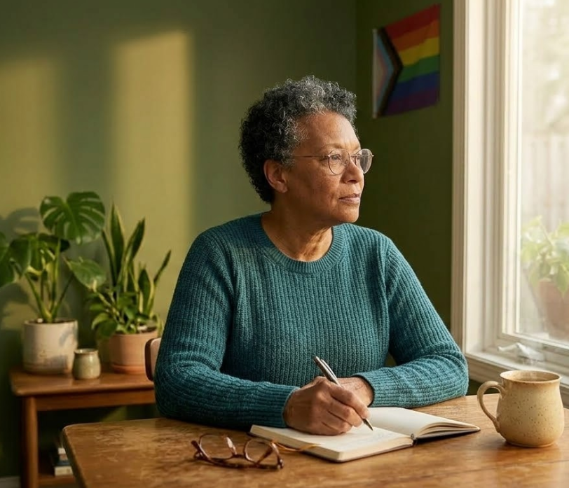 Person journaling about boundaries and rejection sensitivity in relationships