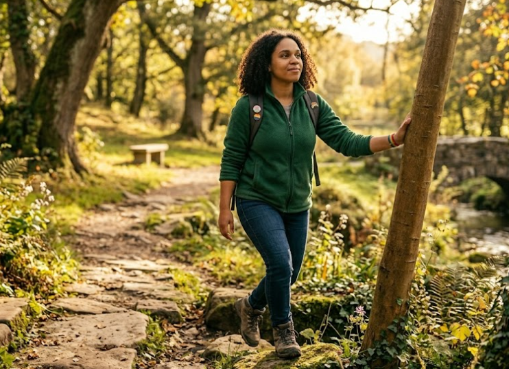 Person learning to trust healthy relationships while building self trust and emotional security