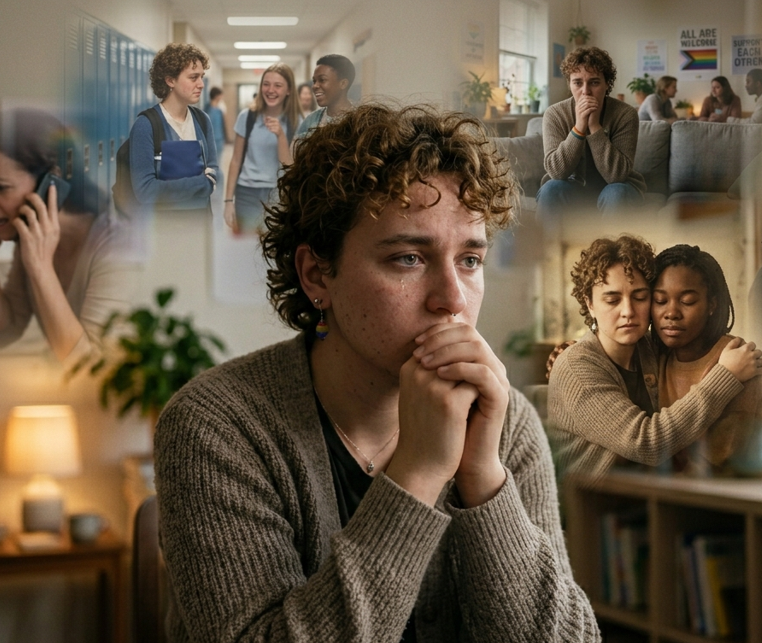 Person reflecting on past experiences that shaped people pleasing behavior in relationships