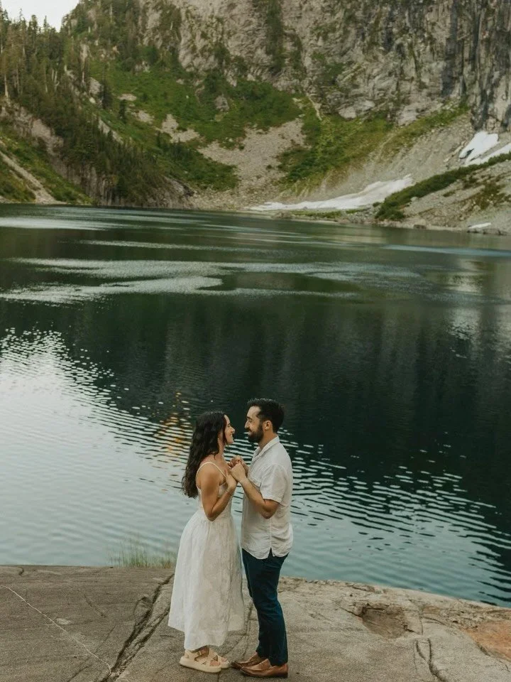 This is what I live for (and only an hour outside of Seattle!) One of the prettiest lake hikes to date with Lexie and Noah 🥹 So excited for all of the cascade lake hikes this summer.