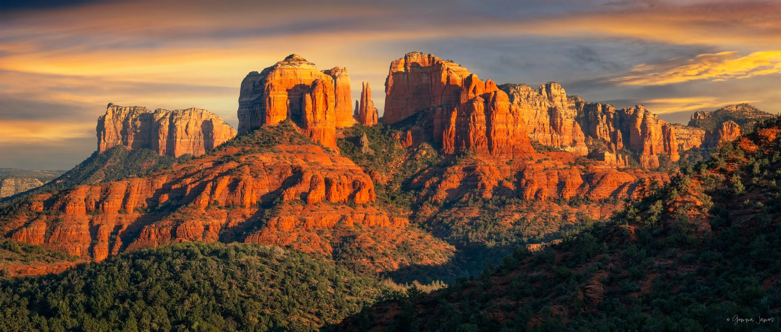 Cathedral Rock Sedona 58.75x25 (2.35x1) $2,690, 47x20 $1780.jpg