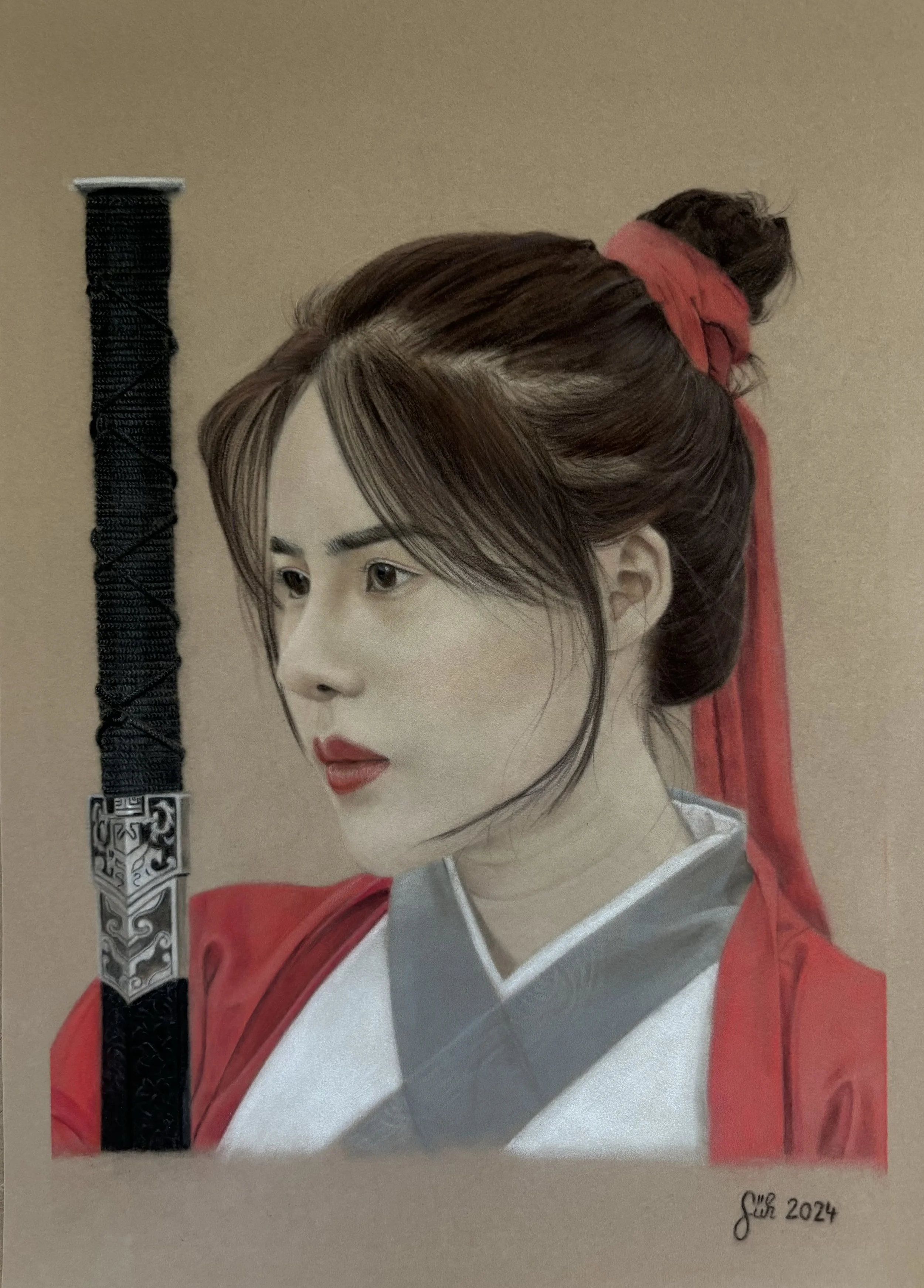 Asiatische Kämpferin