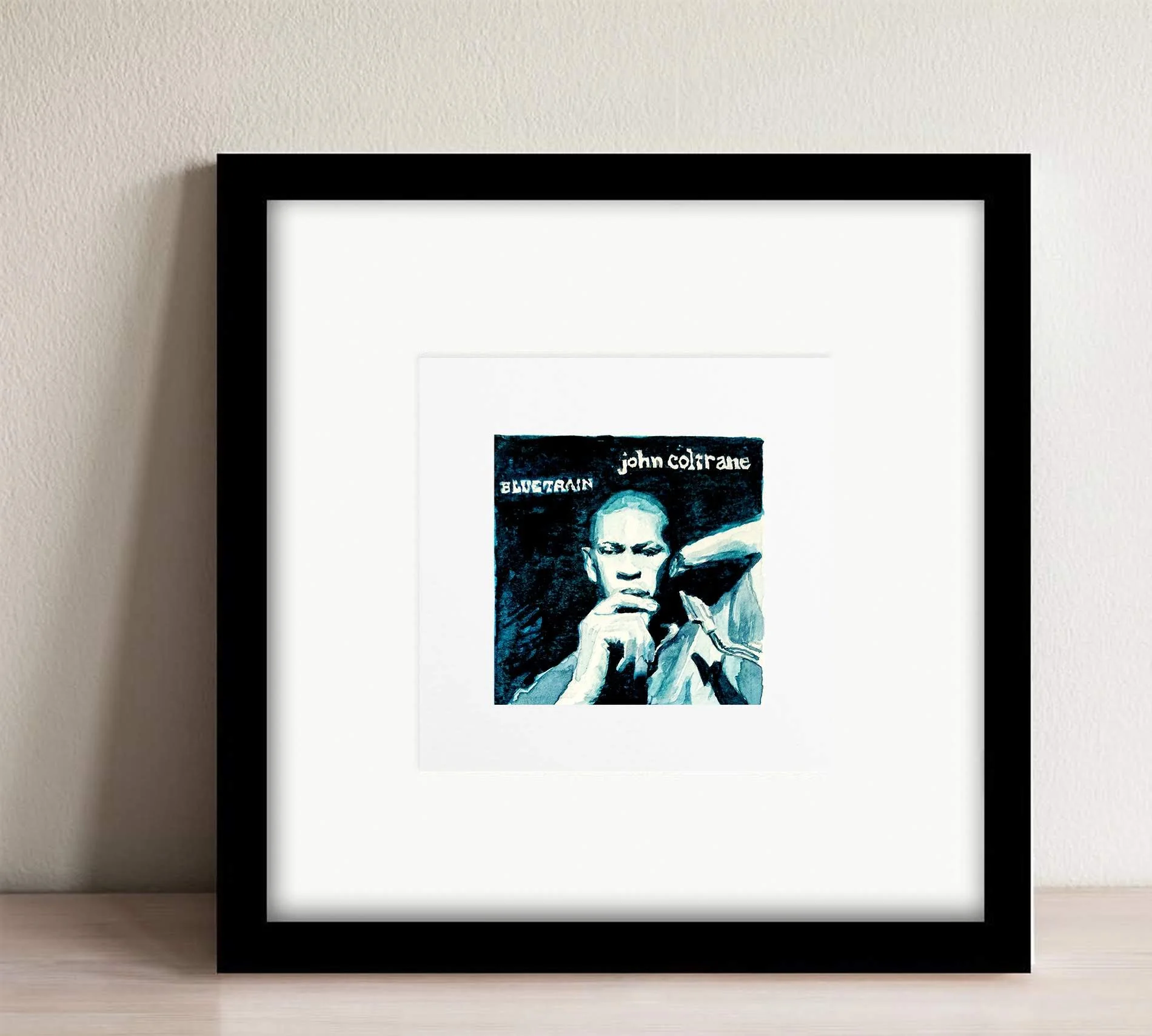 Blue Train - John Coltrane - 8x8"