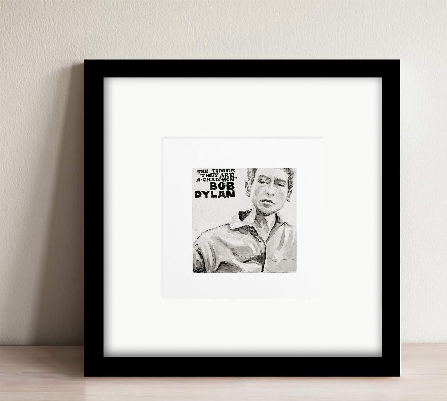 The Times They Are a-Changin' - Bob Dylan - 8x8"