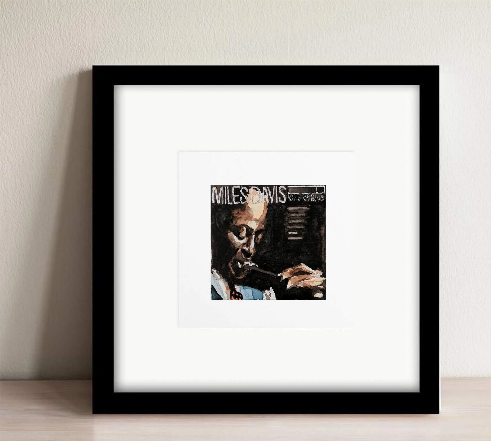 Kind of Blue - Miles Davis - 8x8"