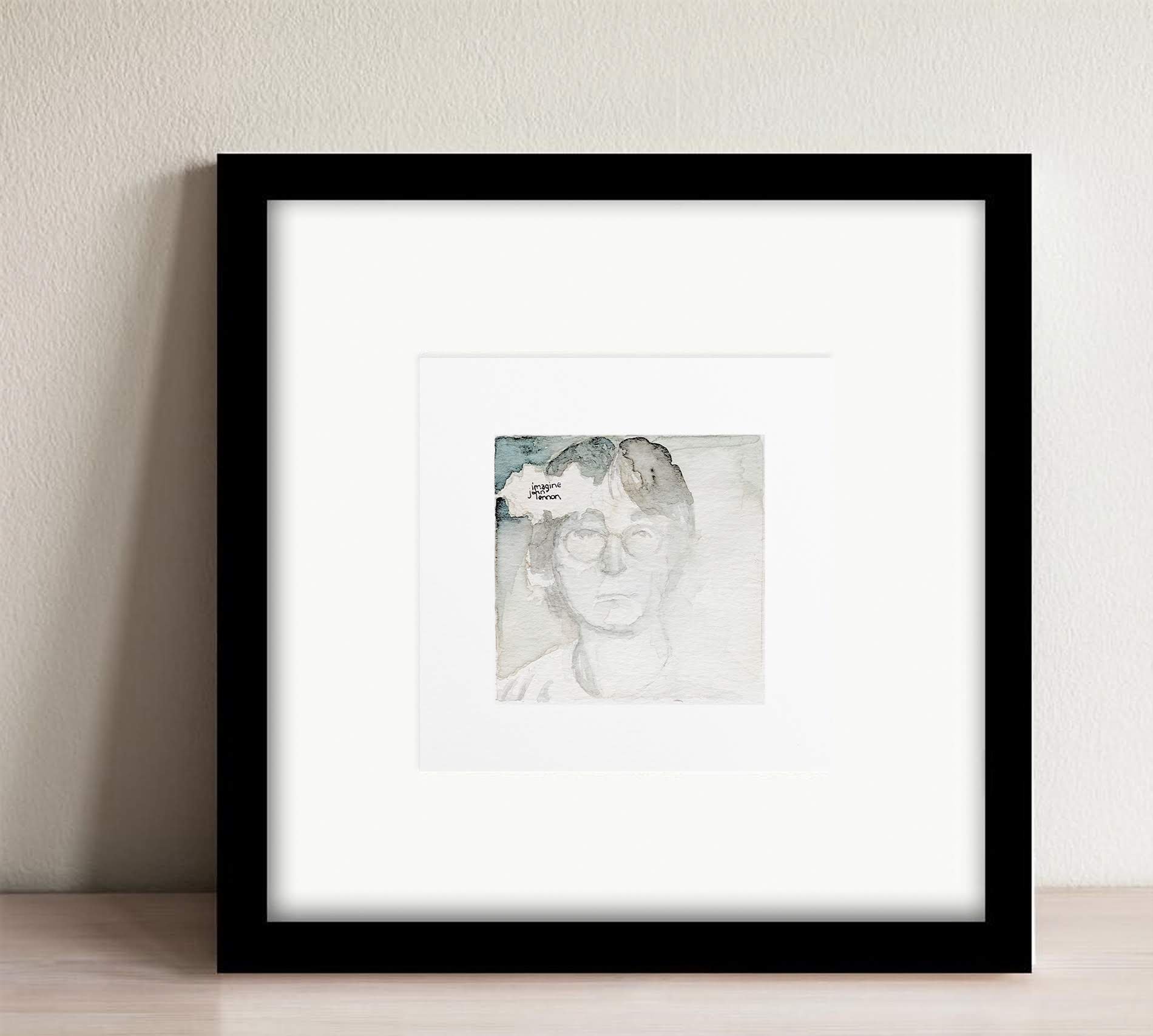 Imagine - John Lennon - 8x8"