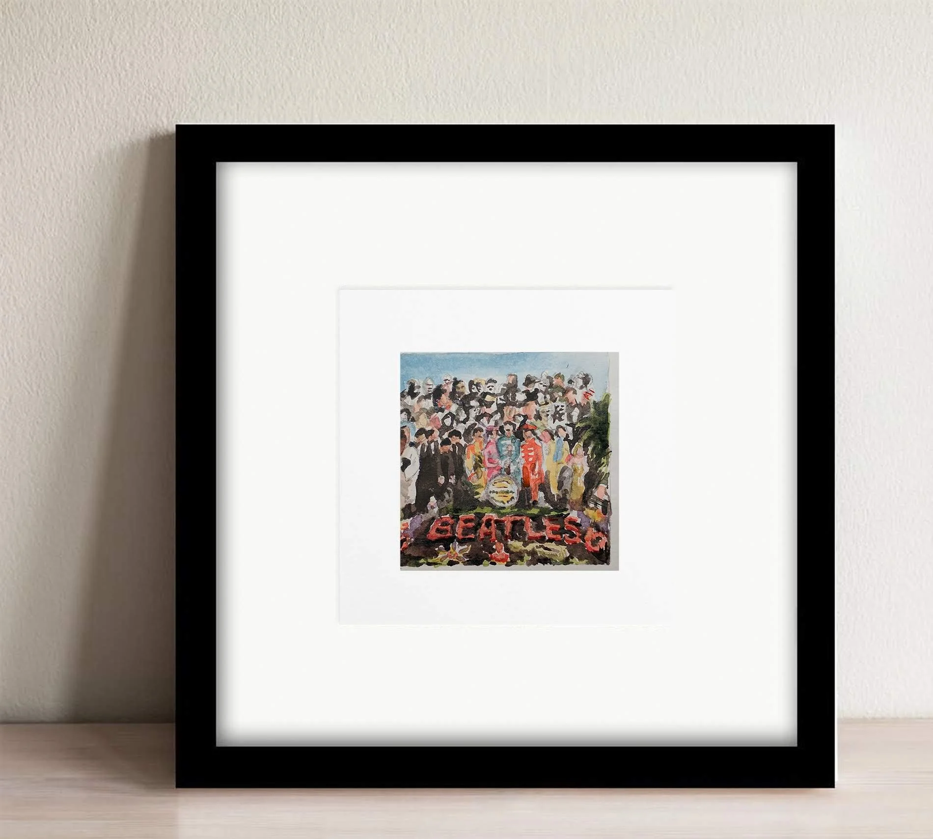 Sargent Pepper's Lonely Heart's Club Band - The Beatles - 8x8" (Copy)