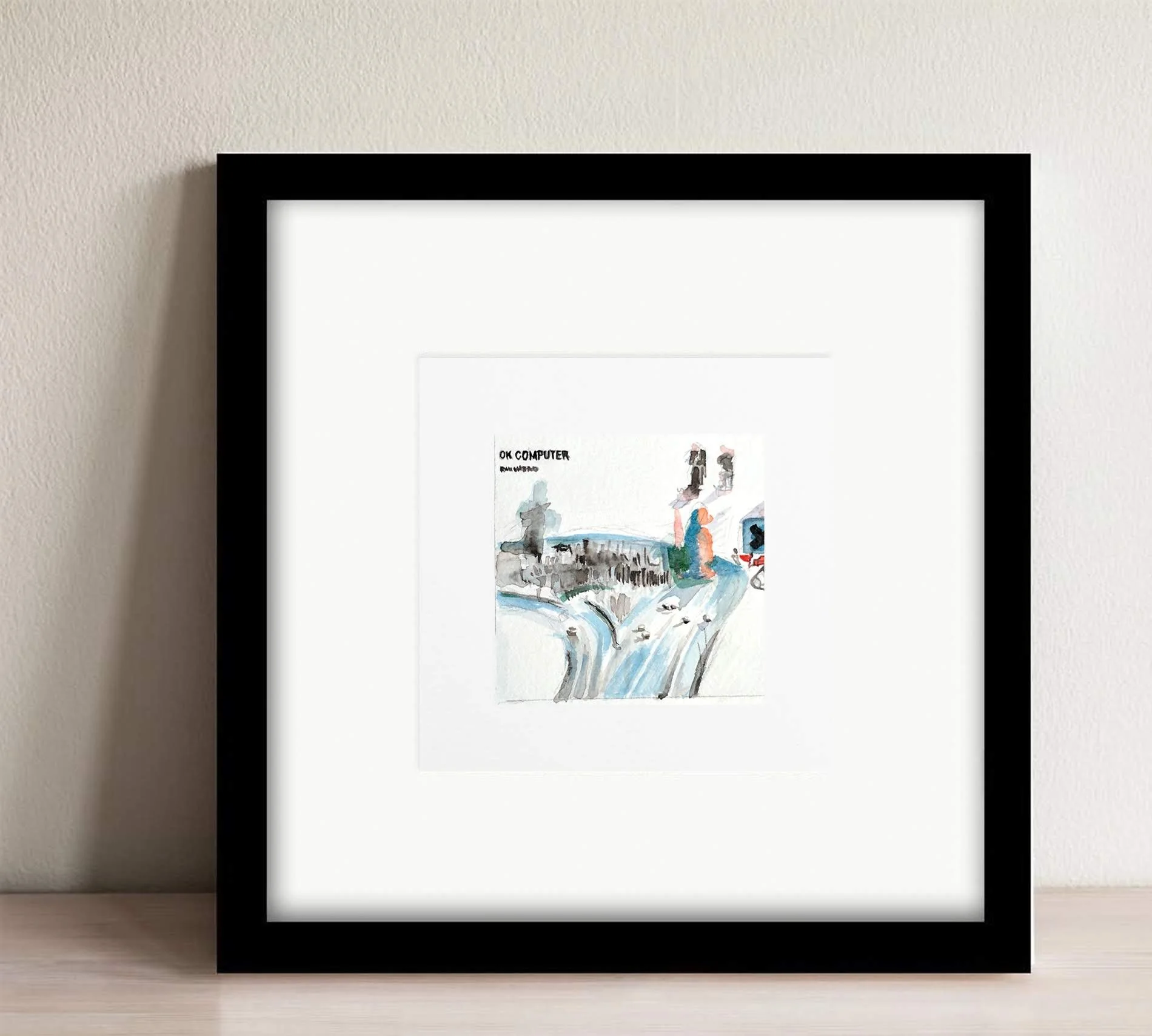 OK Computer - Radiohead - 8x8"