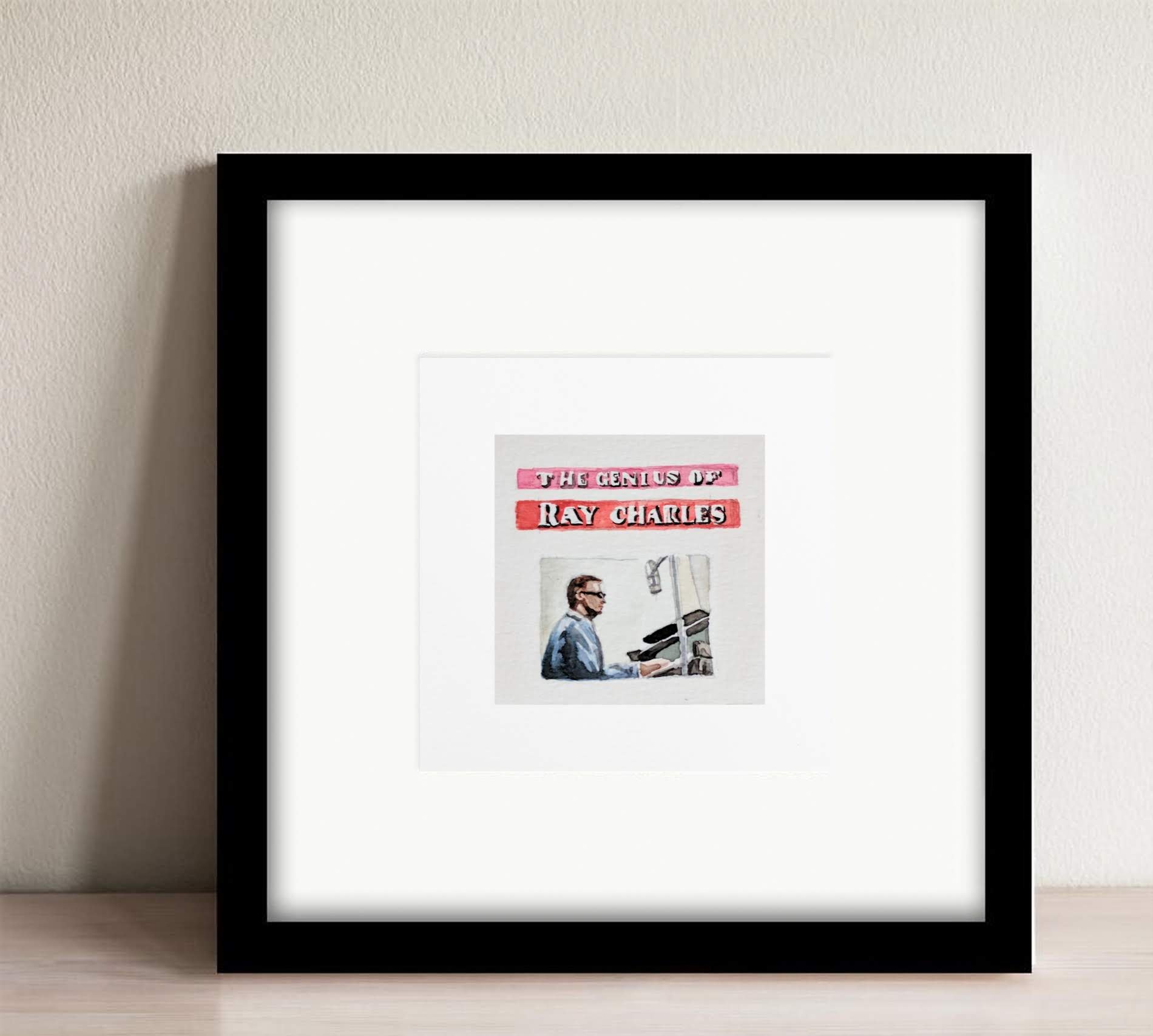 The Genius of Ray Charles - Ray Charles - 8x8"