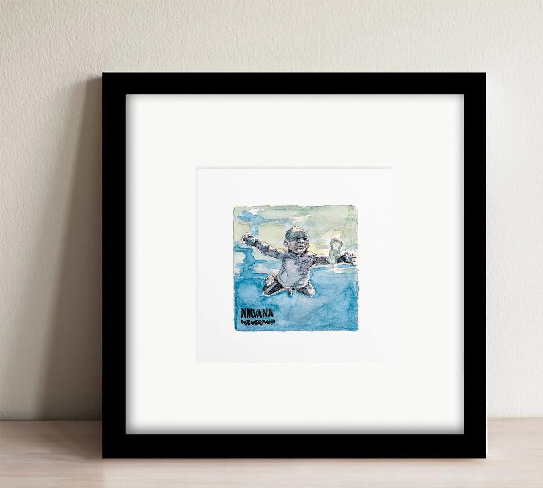 Nevermind - Nirvana - 8x8"