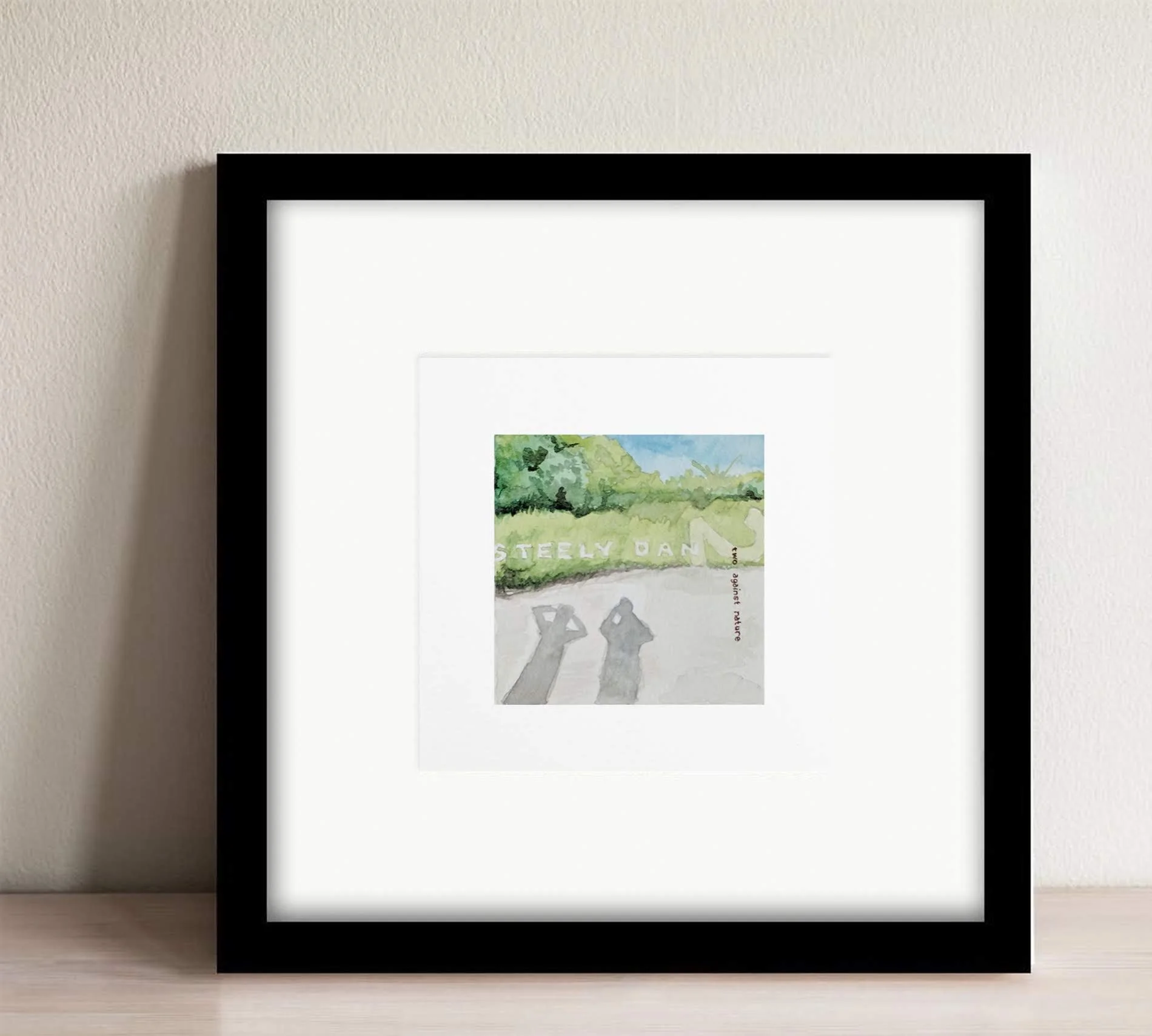 Two Against Nature - Steely Dan - 8x8"