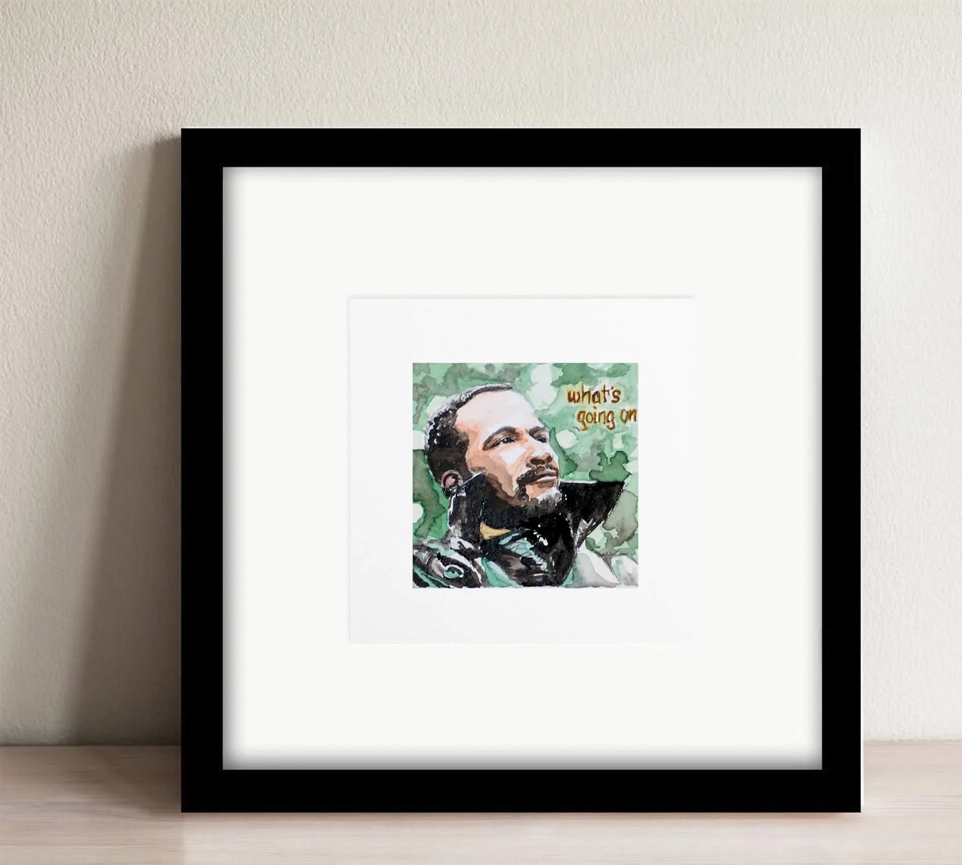 What's Going On - Marvin Gaye - 8x8"