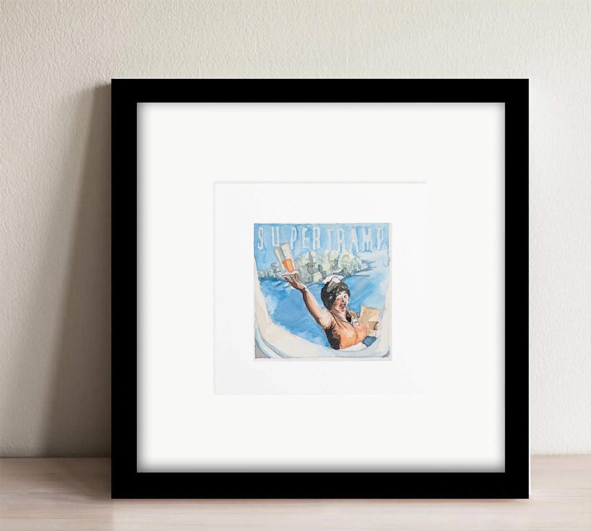 Breakfast in America - Supertramp - 8x8"