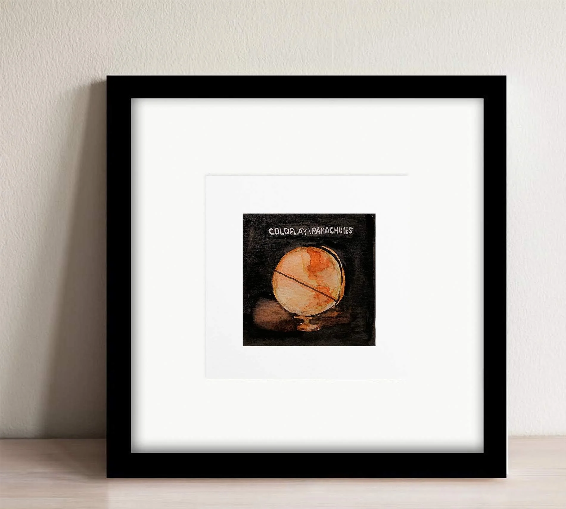 Parachutes - Coldplay - 8x8"