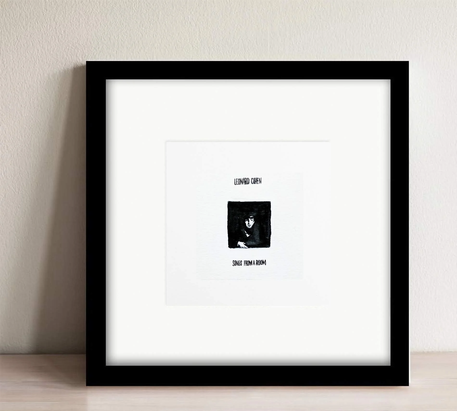 Songs from a Room - Leonard Cohen - 8x8"