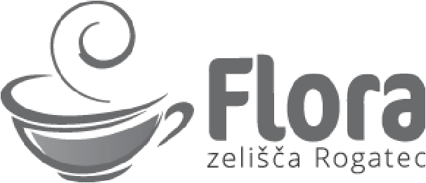 Logotip Flora – zelišča Rogatec, zeliščni čaji in naravna kozmetika