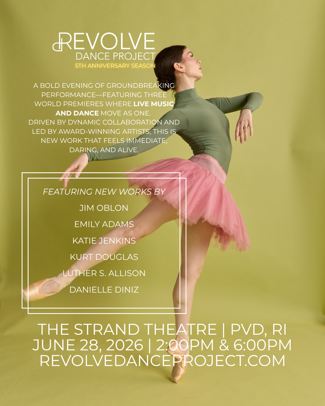 Revolve Dance Project presents: REVOLUTIONS, The 5th Anniversary Season