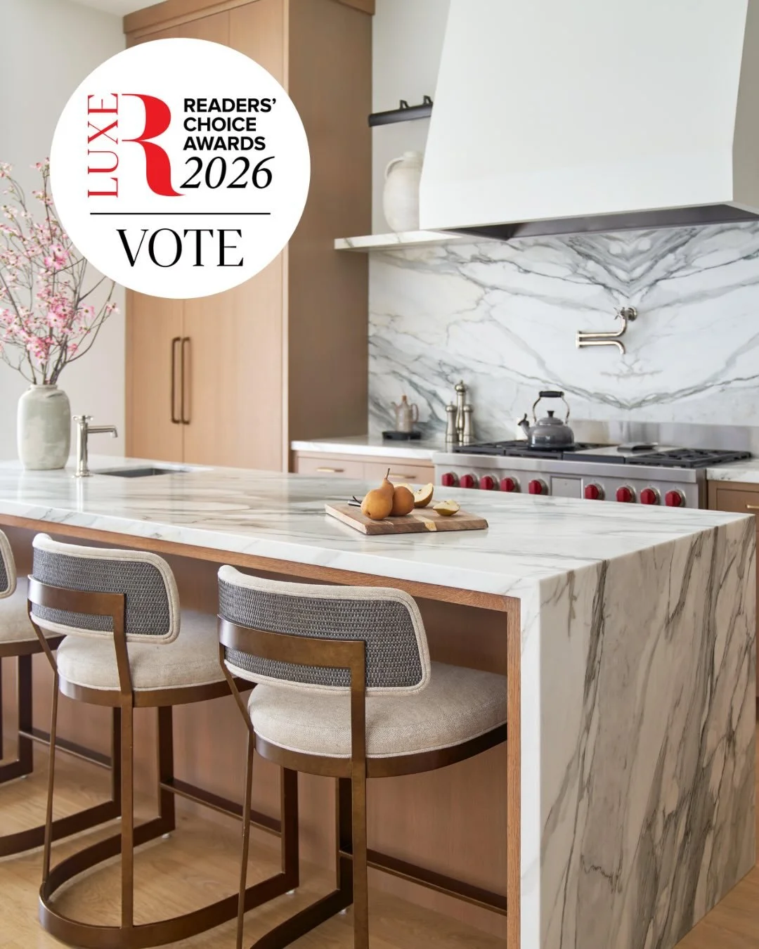 We submitted a couple of our favorite designs for @luxemagazine&rsquo;s RED Readers&rsquo; Choice Awards.  Please vote for us! Search &ldquo;Retiro&rdquo; in the Kitchen and Outdoor Spaces categories.  Link in bio! 

#BeREDWithLUXE

Voting closes Jan