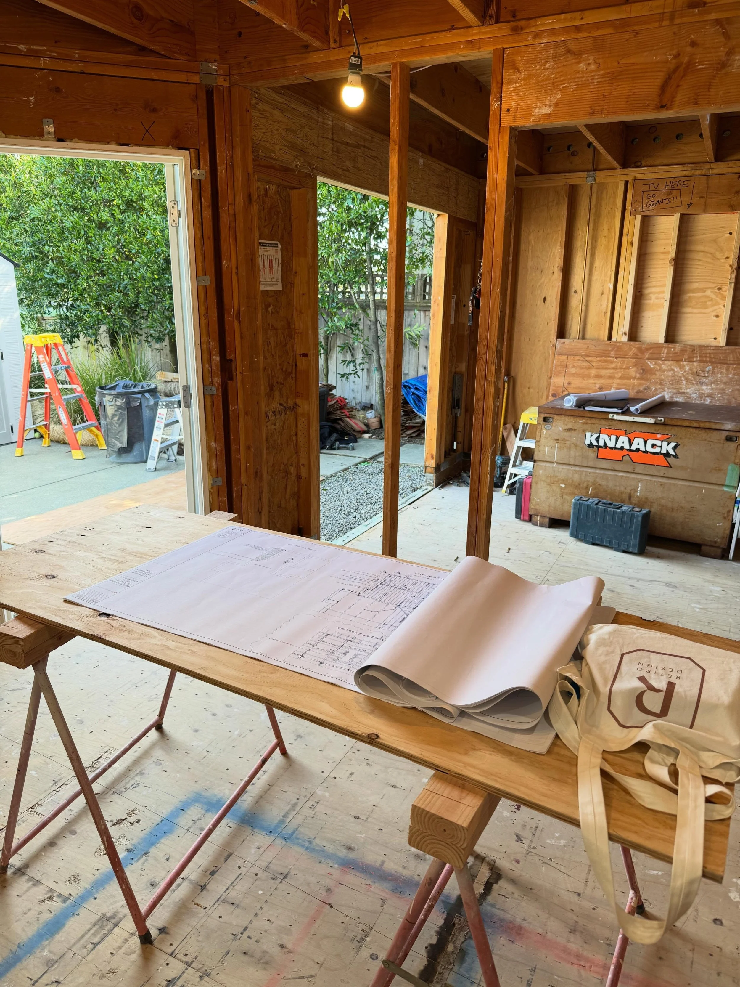 Belvedere progress photo dump!  Herringbone limestone, blush zellige, concrete sinks, solid bronze hardware, white oak doors, textured wallpapers, the cutest dog ever and spectacular views.  This project is all-around awesome! &hellip;and there&rsquo
