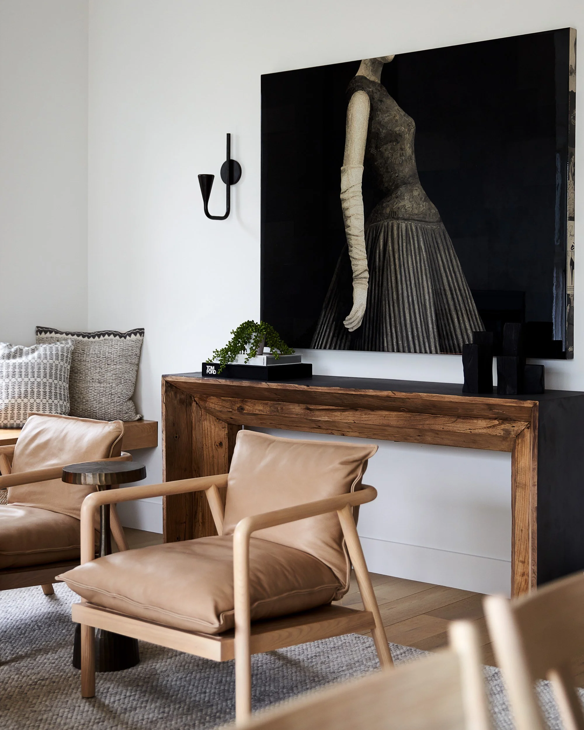 Retiro Design Co's livingroom in San Anselmo, Marin County
