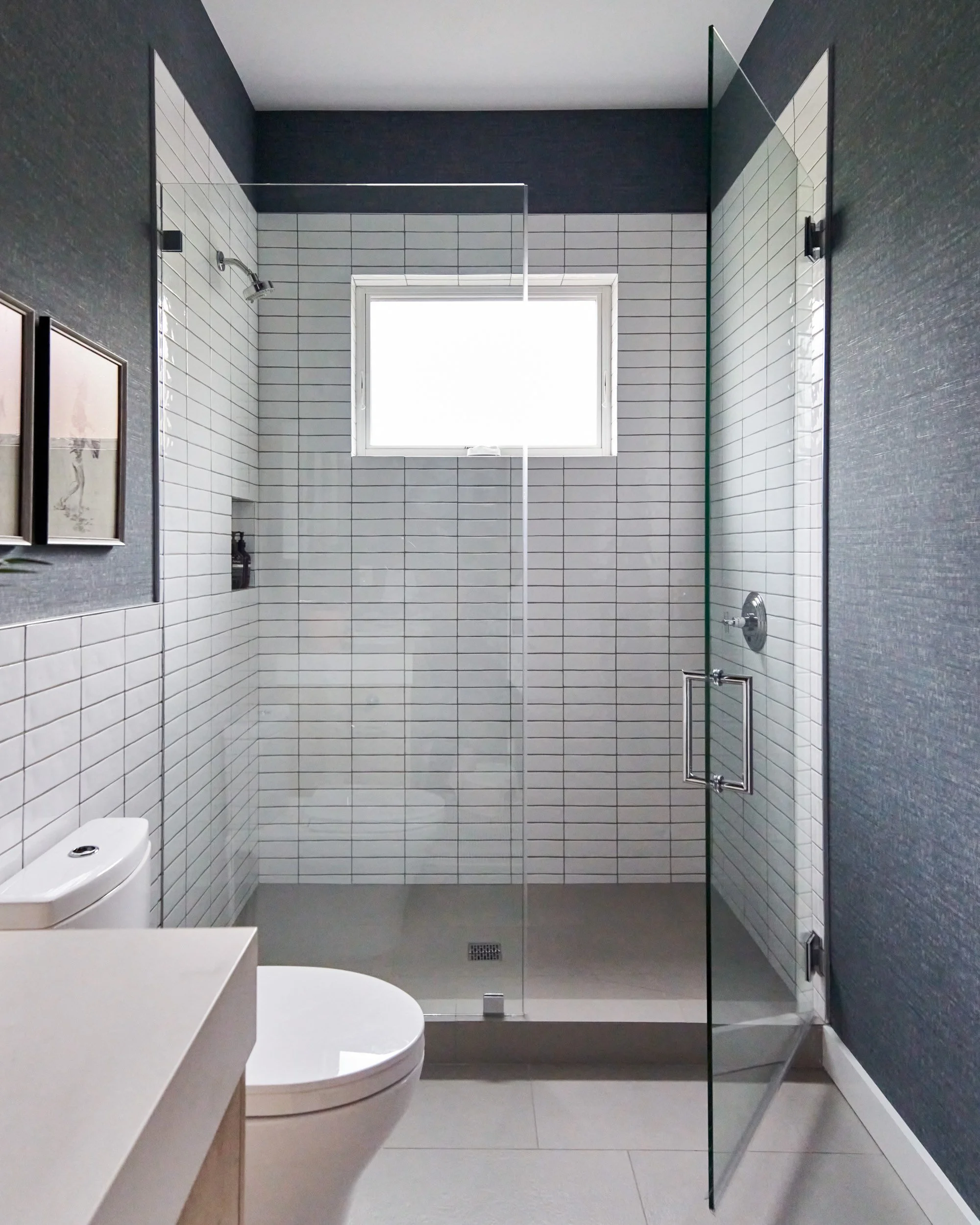 Retiro Design Co's bathroom in San Anselmo, Marin County