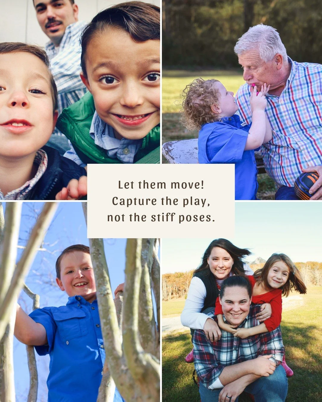 Let&rsquo;s be real - kids are adorable AND unpredictable. But that&rsquo;s part of the magic! Here are 3 fun tricks to help you capture their wild, wonderful selves...

 #neurospicyphotographer #huntersvillephotographer #lakenormanphotographer #hick