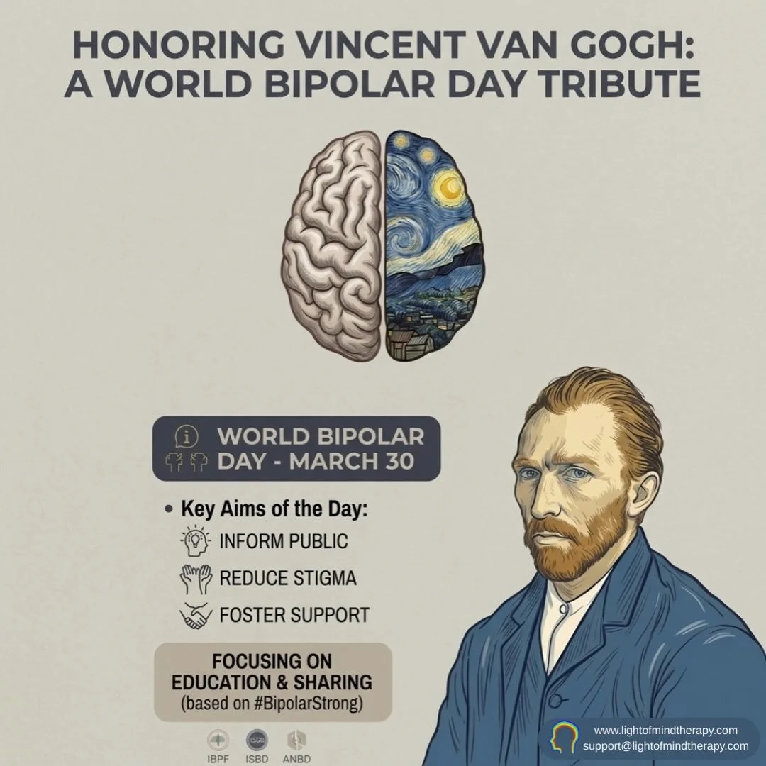 In honour of World Bipolar Day 🧠🤍

Bipolar disorder is often misunderstood, reduced to labels that don&rsquo;t reflect the full picture.

It&rsquo;s not just &ldquo;highs and lows.&rdquo;
It&rsquo;s shifts in mood, energy, and functioning that can 