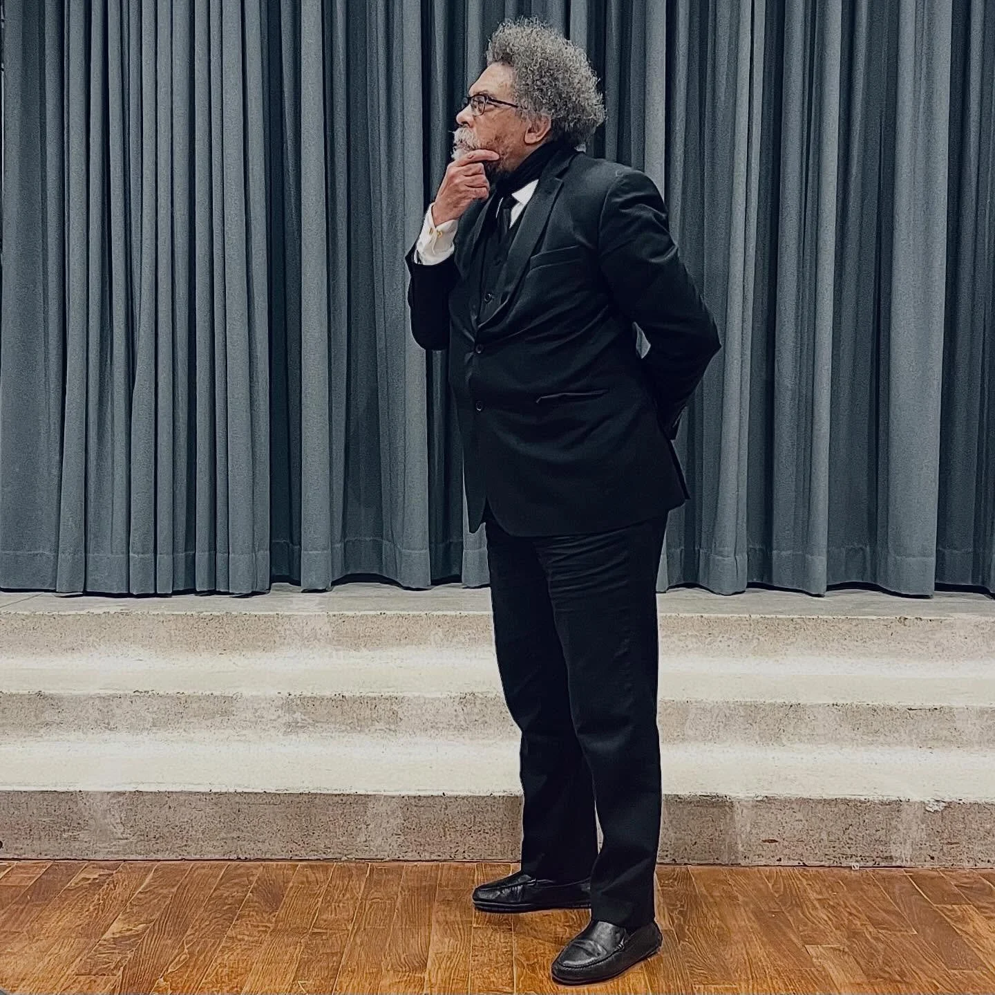 What a joy to witness the art and practice of a thinker

How beautiful to hear language languaging at its finest 

What a privilege to get a seat in a smallish room up close and personal to feel the energy of @brothercornelwest (thank you Ron!)

What