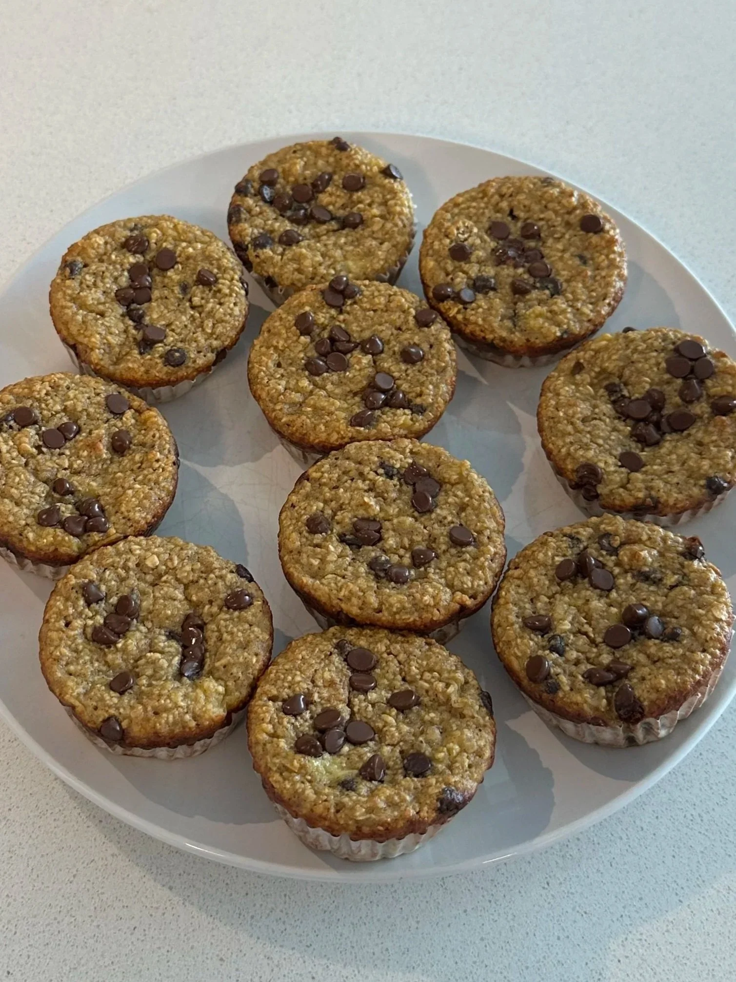 Muffins aux bananes protéinés