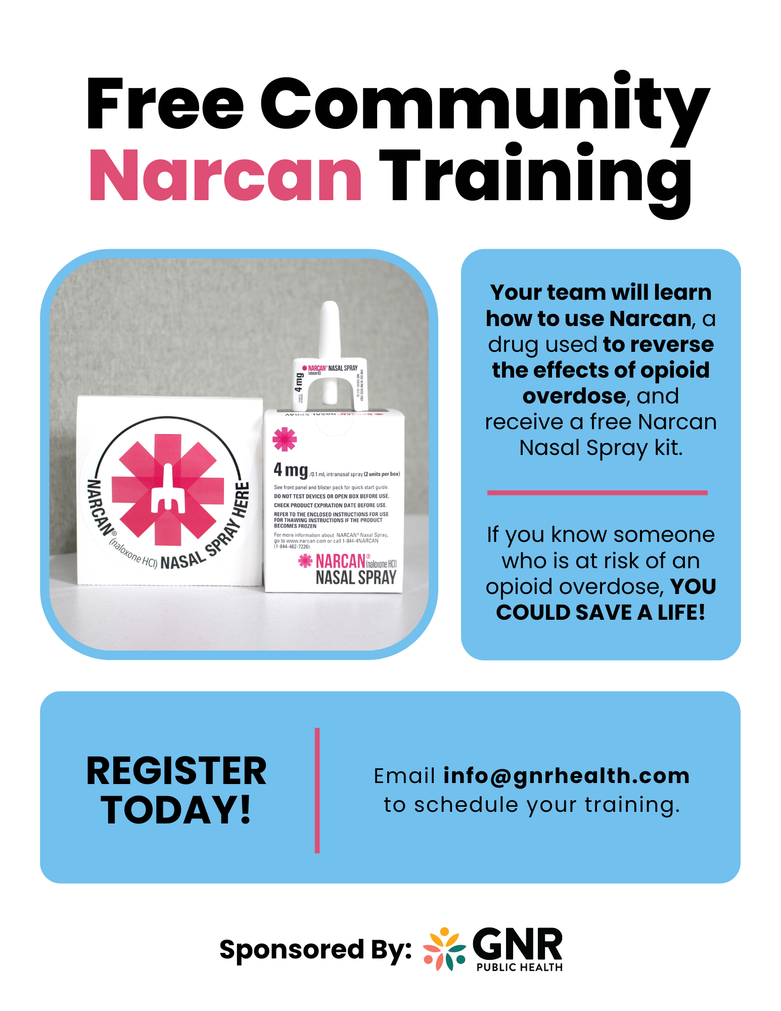 Narcan Training Available!