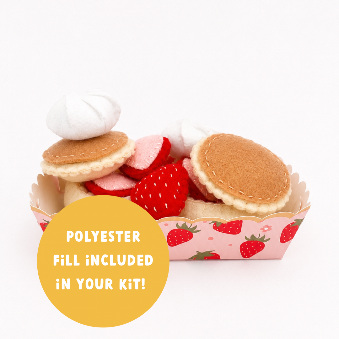 Felt Strawberry Shortcake Kit