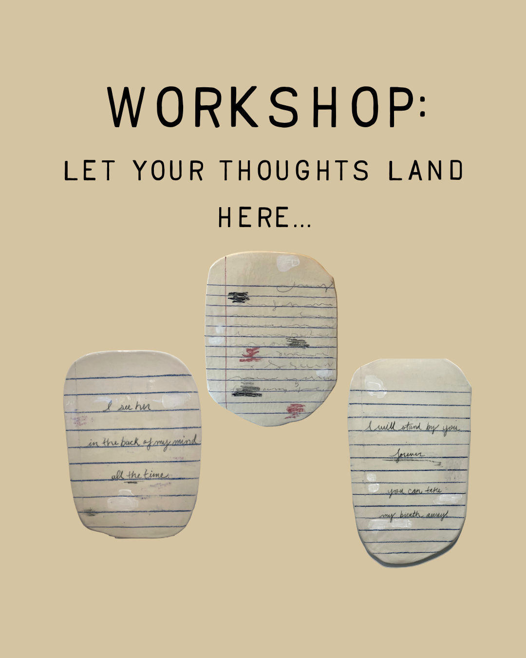 Let Your Thoughts Land Here...