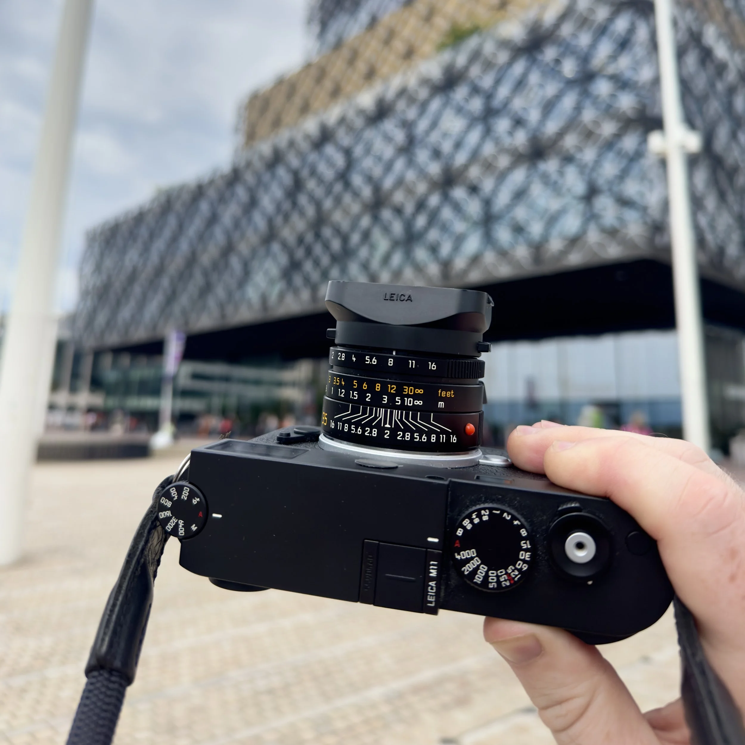 Leica M11 digital rangefinder camera in Birmingham, UK — the digital body that replaced the M6 habit