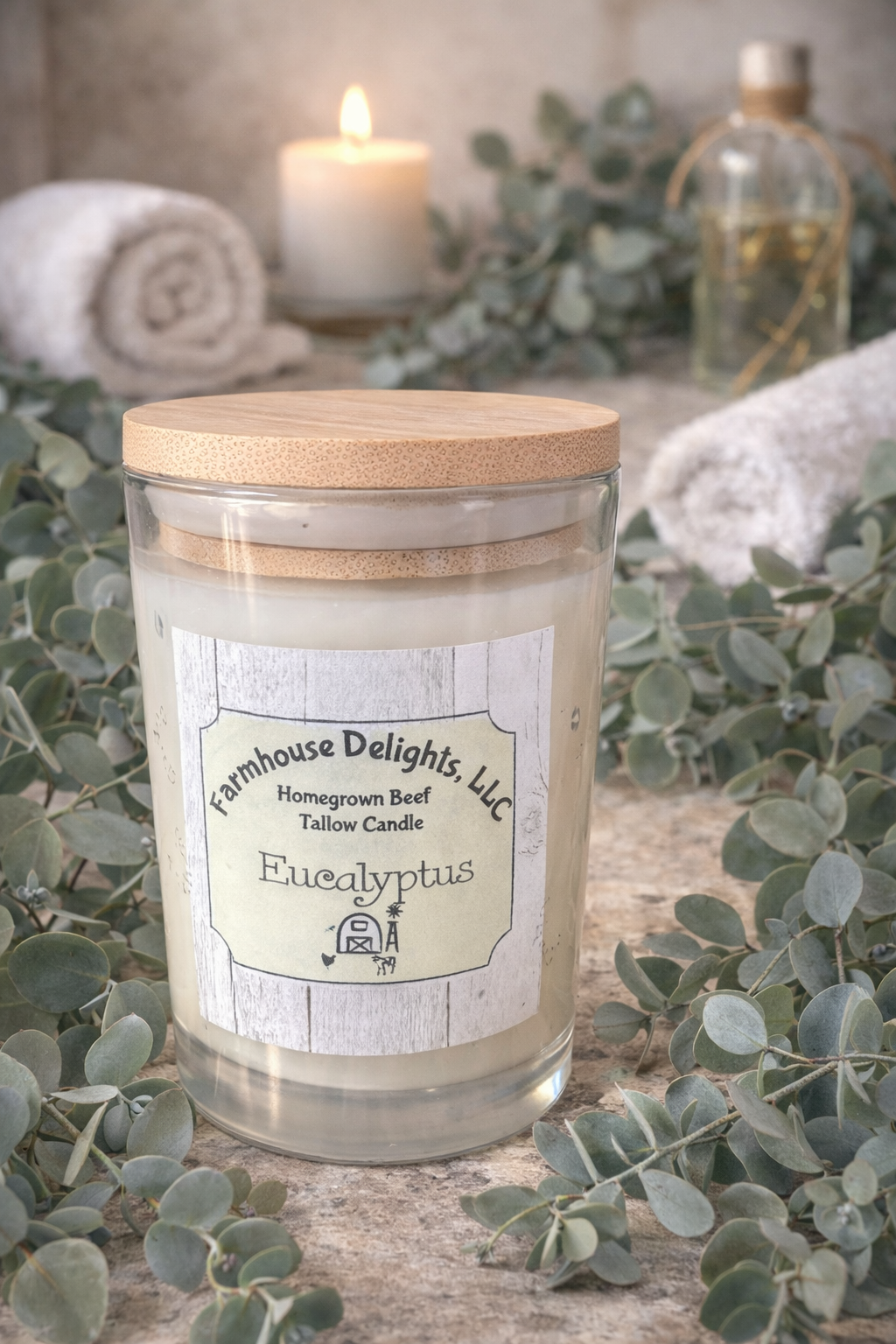 Eucalyptus Tallow Candle