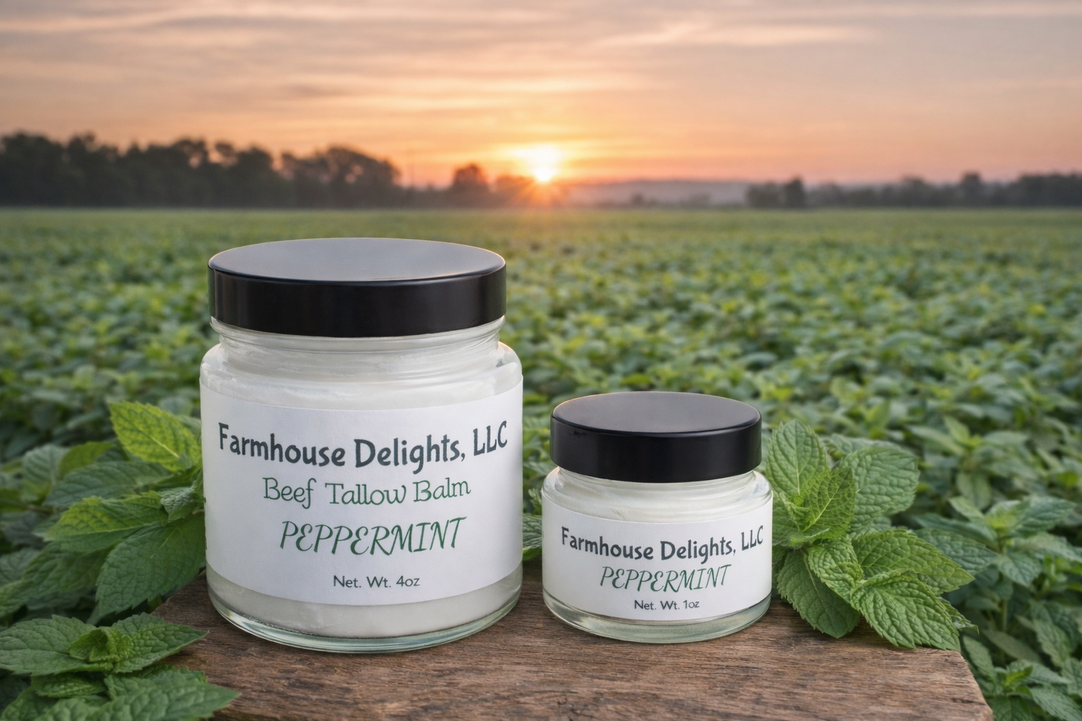 Peppermint Beef Tallow Lotion